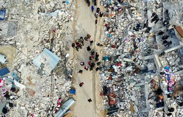 ВООЗ: від землетрусу постраждали близько 23 млн людей