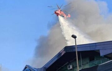 У столиці Сербії спалахнула потужна пожежа в торговельному центрі