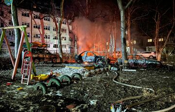 Появились фото последствий атаки дронов на Одессу