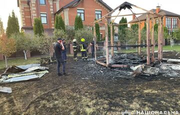 Полиция показала последствия падения вражеских дронов в Киеве