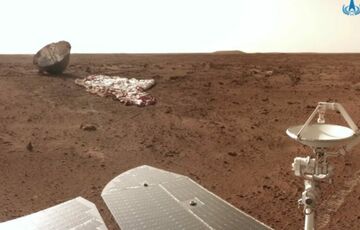 Сміття на Марсі: Китайський марсохід Zhurong знайшов на Марсі парашут
