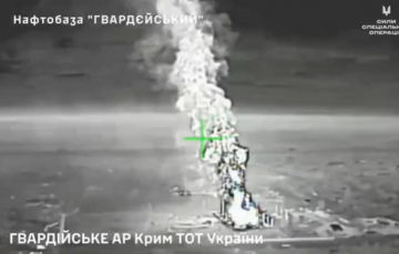 Силы специальных операций показали кадры атаки на нефтебазу в Гвардейском Силы специальных операций показали кадры атаки на нефтебазу в Гвардейском