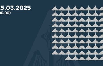 Россия атаковала Украину при помощи 139 ударных дронов, 78 из них были сбиты