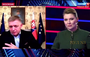 Фіцо дав скандальне інтерв'ю пропагандистці Скабєєвій