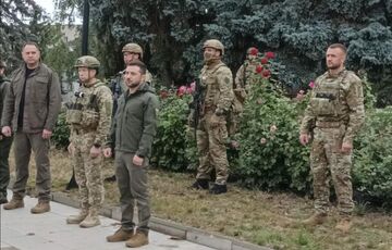 Зеленський прибув до деокупованого Ізюму