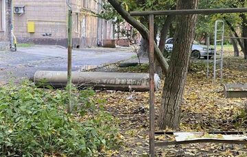 Оккупанты ударили по Запорожью ракетами С-300 Оккупанты ударили по Запорожью ракетами С-300