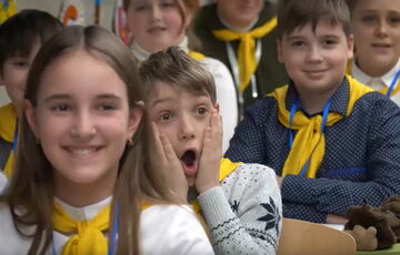 Харьковский школьник так удивился Зеленскому, что стал мемом: фото