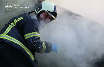 ДСНС показала кадри наслідків атаки на Полтаву