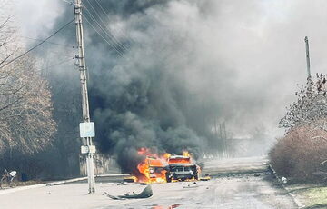 Росіяни обстріляли Вовчанськ із РСЗВ: є загибла Росіяни обстріляли Вовчанськ із РСЗВ: є загибла