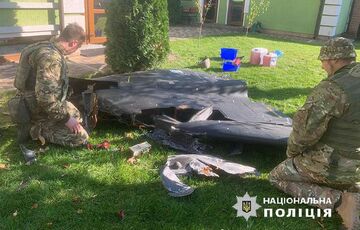 Поліцейські знешкодили два шахеди, що впали в Києві і не вибухнули