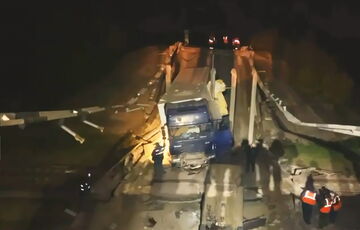 В оккупированном Крыму рухнул мост: нарушена перевозка военных грузов В оккупированном Крыму рухнул мост: нарушена перевозка военных грузов