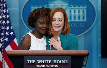  В Белом доме состоялся последний брифинг Джен Псаки 