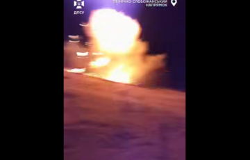 ”Шахед” упал в 30 метрах от мобильной огневой группы ПВО: пограничники показали кадры