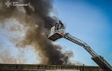 Вражеский дон попал в склады с продуктами в Харькове