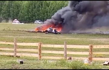 В России разбился вертолет Ми-8, много погибших (видео)