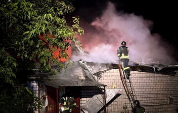 В Киевской области в результате атаки дронов повреждены 13 домов
