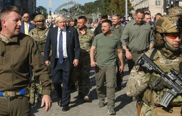 Борис Джонсон приехал в Киев в третий раз с начала вторжения России