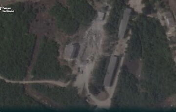 Появились спутниковые снимки уничтоженного военного склада россиян на мысе Фиолент в Крыму