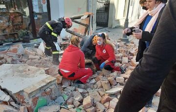 Города в руинах: последствия землетрясения в Хорватии