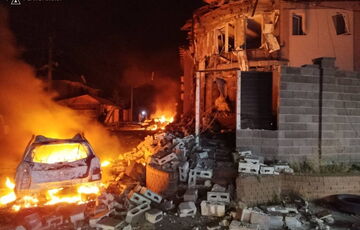 Россия осуществила один из самых массированных ударов по Запорожью: фото