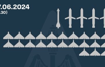 Ночью ПВО сбила 28 воздушных целей, среди них 5 ракет