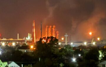 В Краснодарском крае России снова атаковали Афипский НПЗ