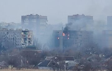 Російські окупанти почали зводити лінію оборони у районі Маріуполя Російські окупанти почали зводити лінію оборони у районі Маріуполя