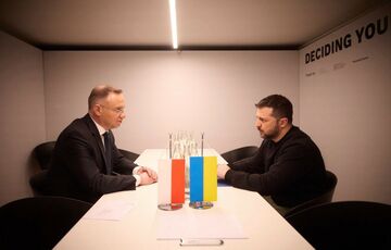 Зеленский и Дуда встретились в Давосе: детали переговоров
