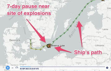 Навколо ”Північних потоків” перед вибухами проходив дивний танкер, - OSINT-аналітик
