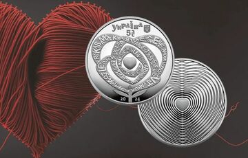 Нацбанк выпустил монету ко Дню влюбленных