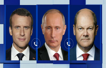 Песков посетовал на отсутствие переговоров Макрона и Шольца с Путиным 