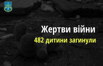 Росіяни вбили в Україні 482 дітей