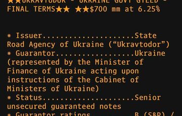 ”Укравтодор” вперше випустив євробонди на Лондонській фондовій біржі ”Укравтодор” вперше випустив євробонди на Лондонській фондовій біржі