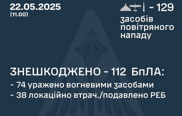 Росія атакувала Україну балістичною ракетою та 128 БПЛА
