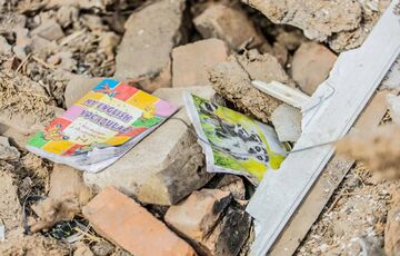 Как выглядит поселок Чаплино после ракетного удара: фото