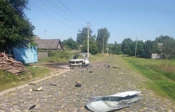 Росіяни атакували автомобіль поліцейських на Сумщині