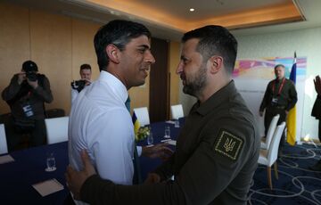 ”У тебя вышло”: Сунак обрадовался Зеленскому в Японии