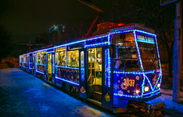 Днепр встречает Новый год: как будет работать транспорт  Днепр встречает Новый год: как будет работать транспорт