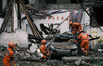 В Китае растет число жертв землетрясения