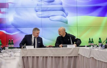 Шмигаль и Фицо встретились в Ужгороде Шмигаль и Фицо встретились в Ужгороде