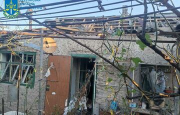 Российские военные обстреляли Бериславский район Херсонской области