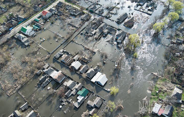 Появились фото с места прорыва дамбы в Краматорске