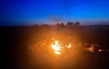 В полиции показали последствия комбинированного обстрела РФ Киевской области 