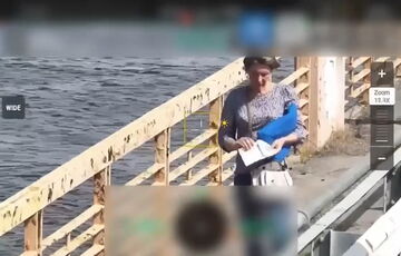 Украинка пешком вышла из оккупированной части Херсонской области - с Антоновского моста ее ”вывел” дрон