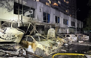 В ГСЧС показали фото последствий ночного обстрела Одессы