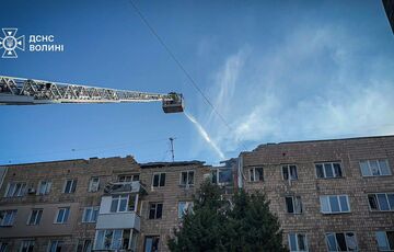 У Луцьку внаслідок ворожої атаки пошкоджено дві багатоповерхівки