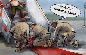 Америка пала: дочь Келлога и бывший офицер ядерных сил США отреагировали на красную дорожку для Путина