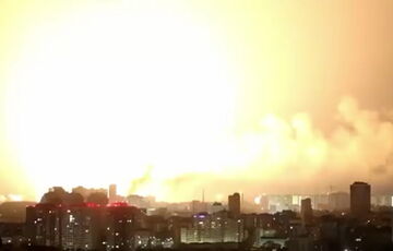 У мережі з'явилося жахливе відео ракетних ударів по Києву