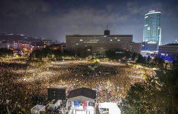 По всей Словакии прокатилась волна мощных протестов против политики Фицо