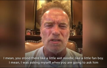 ”Трамп выглядел размазней, фанатом, который ждет селфи”: Шварценеггер о встрече на Аляске